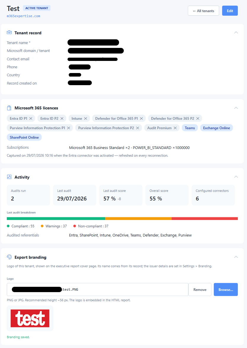 Multi-tenant management — EntraGUARD